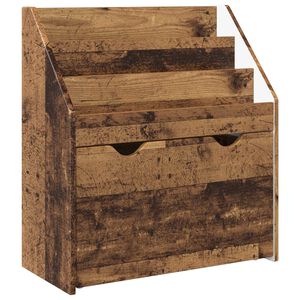 vidaXL B&ouml;rnin b&oacute;kask&aacute;pur me&eth; sk&uacute;ffu Gamalt timbur 60 x 29,5 x 69 cm