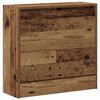 vidaXL Sk&oacute;knask&aacute;pur Gamalt timbur 60 x 21 x 57 cm Samsettur vi&eth;ur