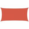 vidaXL Skyggnid&uacute;kur Segl 160 g/m&sup2; Leirbr&uacute;nn 4x7 m HDPE