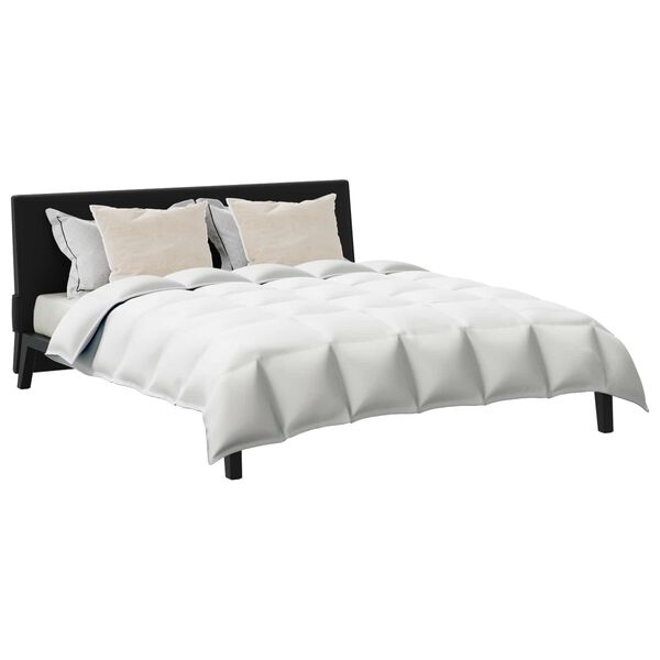 vidaXL R&uacute;mfatasett me&eth; kodda 3 pcs Hv&iacute;tt D&uacute;nfja&eth;rir