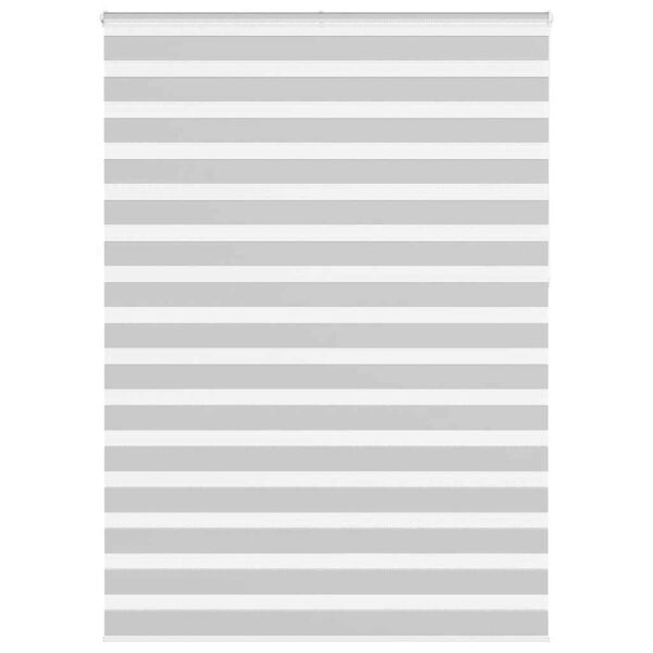 vidaXL Zebra Gard&iacute;na Lj&oacute;sgr&aacute; 165x230cm Efni Breidd 160,9cm P&oacute;l&yacute;ester