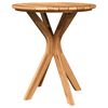 vidaXL Hli&eth;arbor&eth; Br&uacute;nn 70 x 70 x 75 cm Solid teak vi&eth;ur