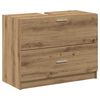 vidaXL Ba&eth;herbergissk&aacute;pur Artisan Eik 78 x 37 x 59 cm Samsettur vi&eth;ur