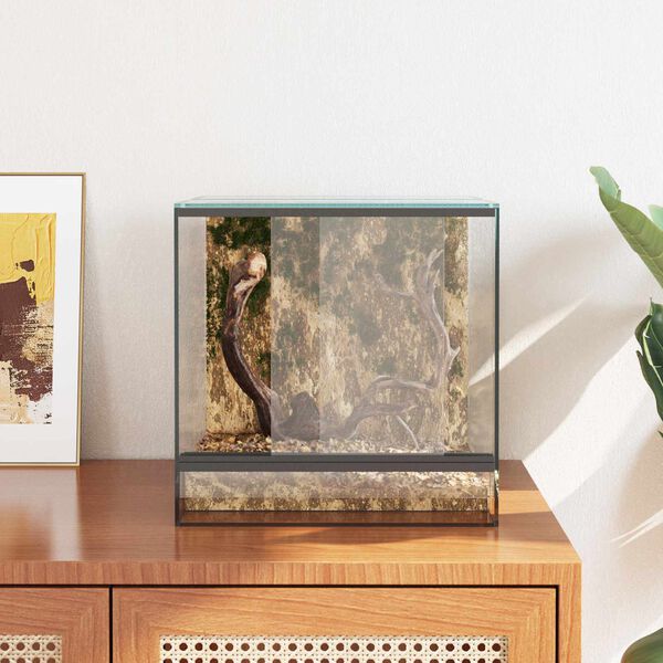 vidaXL Terrarium me&eth; geymslu Gegns&aelig;tt 30 x 30 x 30 cm glass