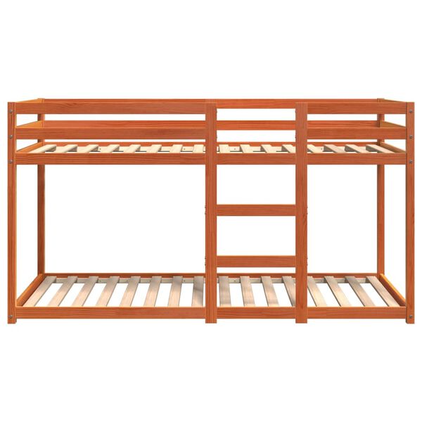 vidaXL Koja &aacute;n D&yacute;nu Vaxbr&uacute;n 75x190 cm Gegnheil Fura