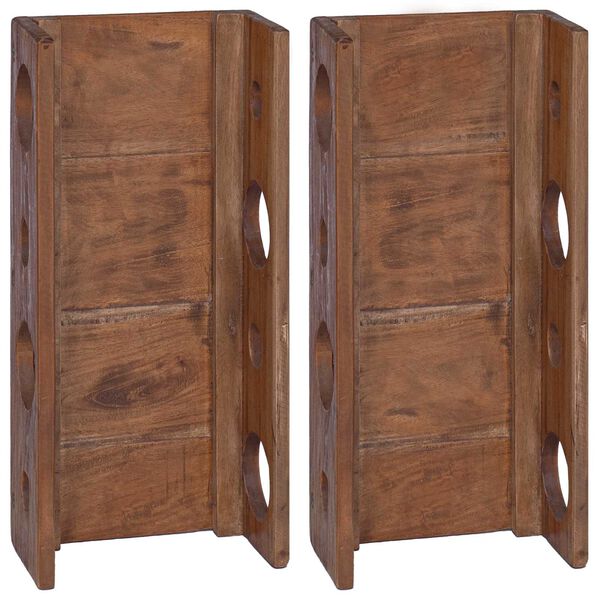 vidaXL Rekki Br&uacute;nn 24 x 13 x 54 cm Eika