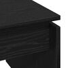 vidaXL Sófaborð Svartur Eik 68 x 50 x 38 cm Samsettur viður