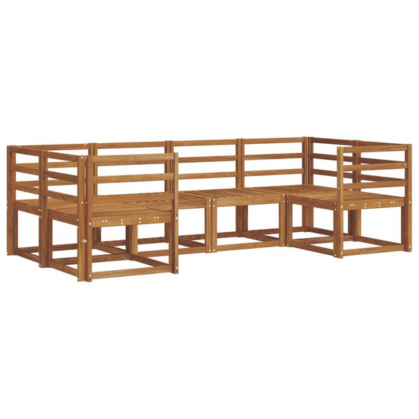 vidaXL &Uacute;ti s&oacute;fasett 6 pcs N&aacute;tt&uacute;rulegur Hrein akas&iacute;utr&eacute;