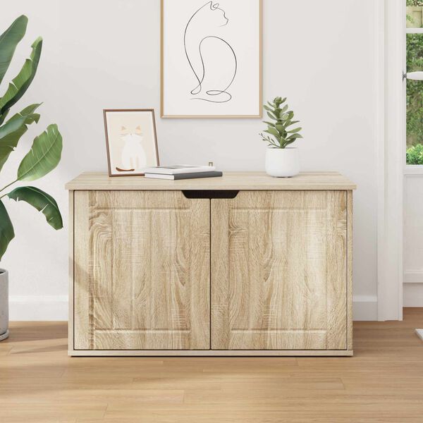 vidaXL Katta h&uacute;s Sonoma 85 x 55 x 50,5 cm Samsettur vi&eth;ur