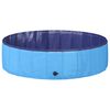 vidaXL Faldanlegur hundasundlaugar Bl&aacute;r 120 x 120 x 30 cm PVC