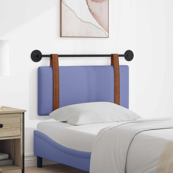 vidaXL Hengisk&aacute;li Vegghengt Einlita Jeansbl&aacute;r 90 x 55 x 5 cm Forn PU