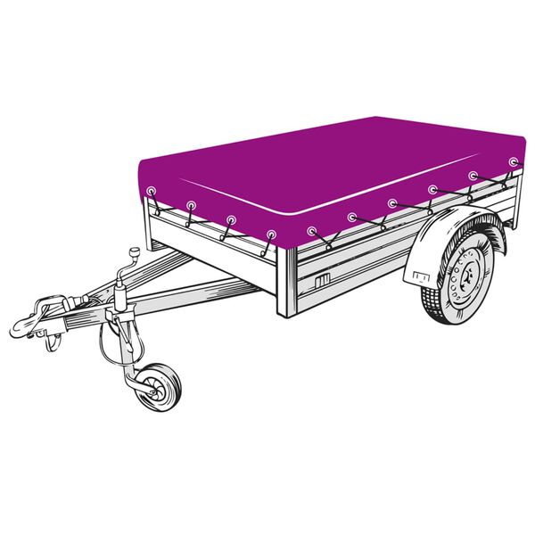 vidaXL Kerrunet HDPE 2,5 x 4,5 m Svart