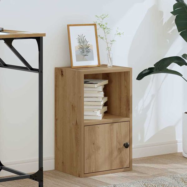 vidaXL Bókahilla Listamannseik 31x24x52 cm Samsettur Viður