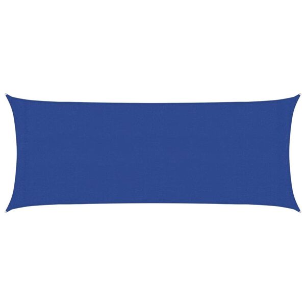 vidaXL Sólskyggni Segl 160 g/m² Blátt 2x4,5 m HDPE