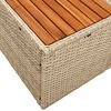 vidaXL Gar&eth;as&oacute;fi Drapplita&eth;ur 184 x 62 x 85 cm p&oacute;l&yacute;rattan
