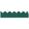 vidaXL Lóðar Kantur 10 stk Grænt 65x15 cm PP