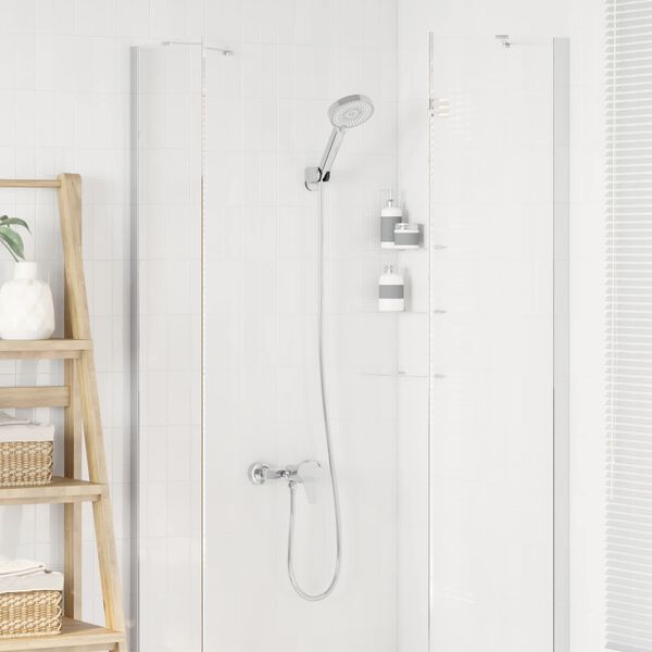 vidaXL Sturtuhaugssett chrome G 1 / 2 tommur L&aacute;t&uacute;n