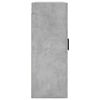vidaXL Vegghengdur Sk&aacute;pur Steypugr&aacute;r 69,5x34x90 cm