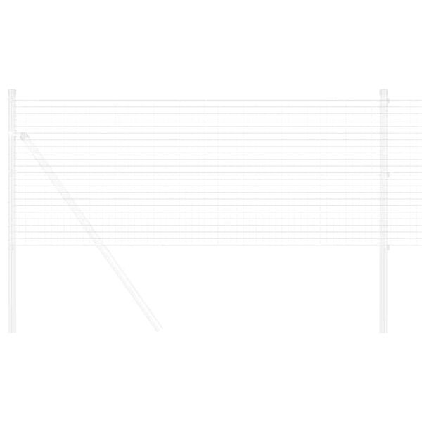 vidaXL Su&eth;uv&iacute;rs gir&eth;ing Silfur 0.4 x 10 m