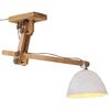 vidaXL Loftlj&oacute;s 25 W Hv&iacute;tur 105x30x65-108 cm E27