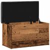 vidaXL Geymslubekkur Old Wood 82x42x45 cm Engineered Wood
