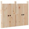 vidaXL Eldh&uacute;shur&eth; MEPPEL 2 pcs Rj&oacute;malitur 50 x 9 x 82 cm Gegnheil fura