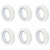 vidaXL M&aacute;lara Maskeringar T&Yacute;PUR 6 pcs Hv&iacute;tt 25mm x 50m Papp&iacute;r