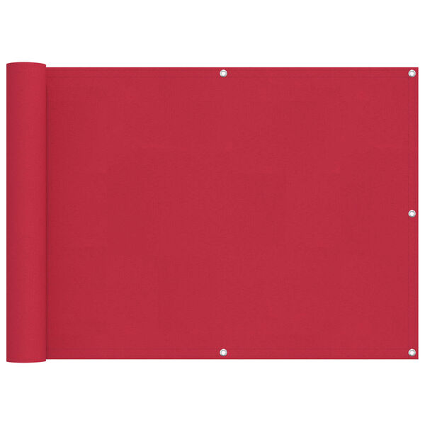 vidaXL Bakar&iacute; Skj&aacute;r burgundy 75 x 300 cm Oxford efni