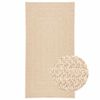 vidaXL g&oacute;lfmotta "ZIZUR" Beige 60x110 cm Jute Look innan og utan