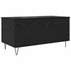 vidaXL S&oacute;fabor&eth; Sv&ouml;rt eik 90 x 44.5 x 45 cm Samsettur vi&eth;ur