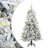 vidaXL Gervi hengdu j&oacute;latr&eacute; me&eth; 150 LED Hv&iacute;tt 150 cm PE og PVC