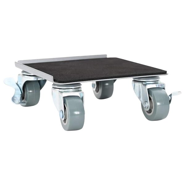 vidaXL h&uacute;sgagnar&uacute;llur 4 stk me&eth; lyftara 13,5x13,5x6 cm st&aacute;l 1300 kg