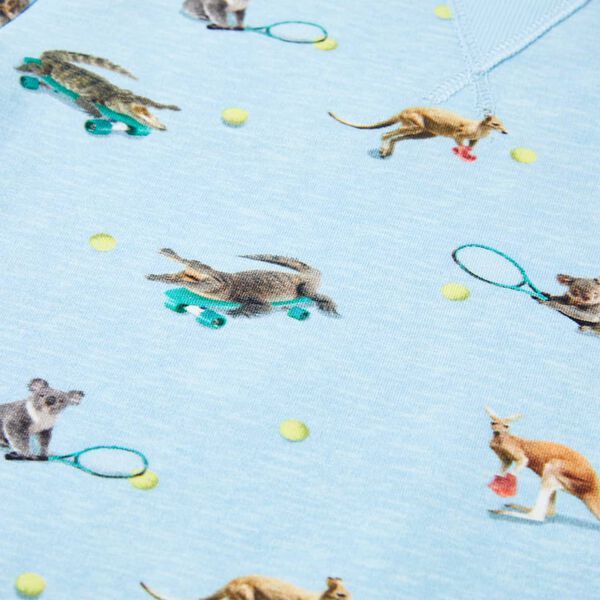 Barnapeysa Lj&oacute;sbl&aacute; Blanda 128