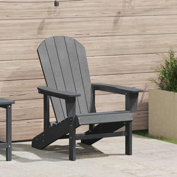 vidaXL Adirondack st&oacute;ll Lj&oacute;sgr&aacute;r 82 x 74 x 92 cm HDPE