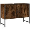 vidaXL Ba&eth;herbergisvaskask&aacute;pur Eikarlitur 80x33x60 cm Samsettur Vi&eth;ur