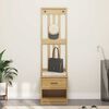 vidaXL Hall Tree SANDNES 45x40x159,5 cm gegnheilviði furu