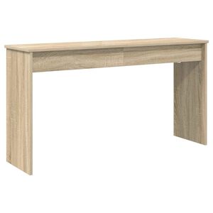 vidaXL Lyklastand Sonoma Eik 120 x 32 x 64 cm Samsettur vi&eth;ur