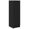 vidaXL Sk&oacute;knask&aacute;pur Svartur Eik 29,5 x 35 x 101 cm Samsettur vi&eth;ur