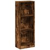 vidaXL B&oacute;kahilla Reykt&oacute;na Eikarlitur 40x24x109 cm Samsettur Vi&eth;ur