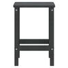 318641 vidaXL Adirondack Garðborð Reykgrátt 38x38x46 cm HDPE