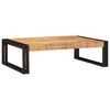 vidaXL Ba&eth;herbergishyllan Br&uacute;nn 80 x 50 x 23 cm Solid Rough Mango Wood