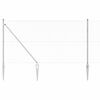 vidaXL Gir&eth;ingarp&oacute;stur Silfur 10 x 1,2 m (13 mm net) St&aacute;l