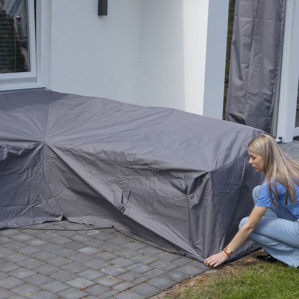 Madison H&uacute;sgagnayfirbrei&eth;sla Utandyra 320x255x70 cm H&aelig;gri Gr&aacute;