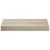 vidaXL Vegghengdar Hillur 4 stk. Eik 40x23x3,8 cm MDF