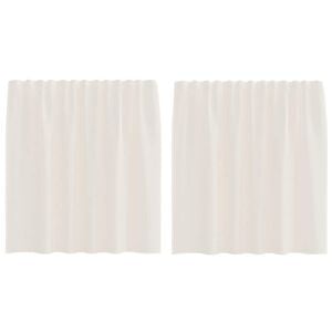 vidaXL Voile Gard&iacute;nur me&eth; Tab Top 2 stk Rj&oacute;mahv&iacute;tt