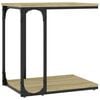 vidaXL hli&eth;arbor&eth; Sonoma eik 50x35x52 cm Hanna&eth;ur vi&eth;ur