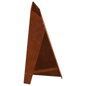 vidaXL Eldurn Br&uacute;nn 58 x 40 x 100 cm Ve&eth;ra&eth; st&aacute;l