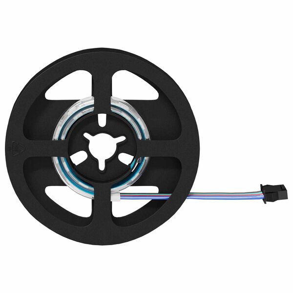 vidaXL LED strimill 2 pcs Svartur og gegnheill 250 mm Kopar og plast