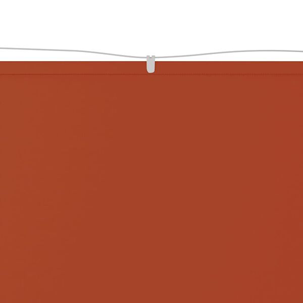 vidaXL Lóðrétt Sóltjald Leirbrúnt 60x1000 cm Oxfordefni