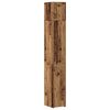 vidaXL Geymslusk&aacute;pur 3 pcs Gamalt timbur 30 x 42,5 x 225 cm